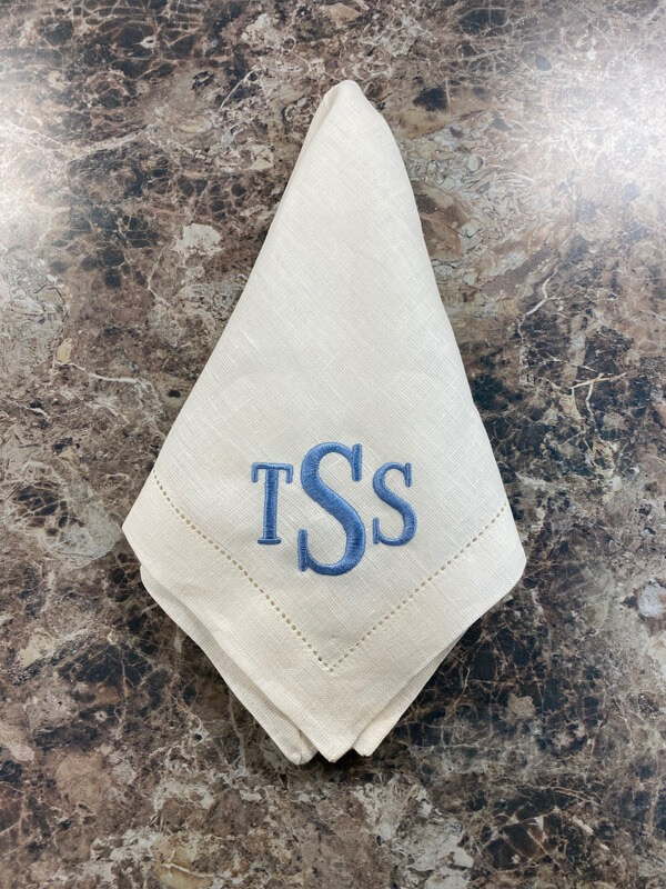 Napkins Embroidery on Napkins