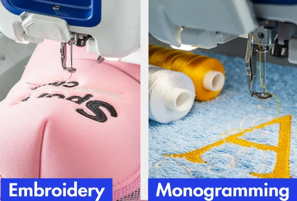 embroidery vs monogramming