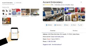 Accent Embroidery Google Profile