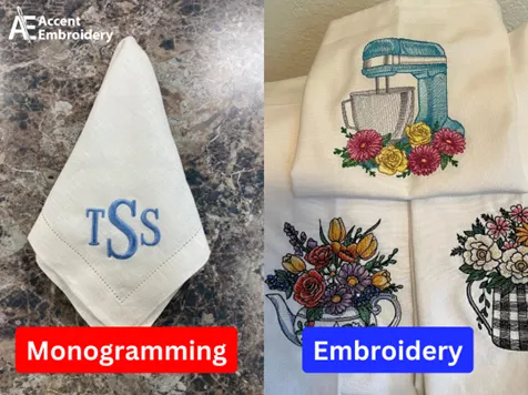 What’s the Difference Between Embroidery & Monogramming?